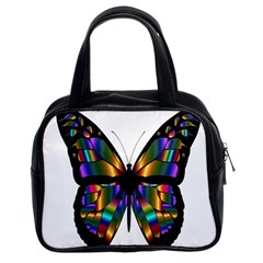 Abstract Animal Art Butterfly Classic Handbag (two Sides) by Sudhe