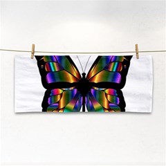 Abstract Animal Art Butterfly Hand Towel by Sudhe