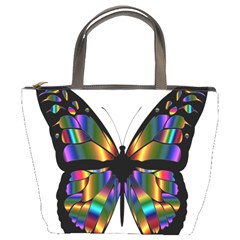 Abstract Animal Art Butterfly Bucket Bag