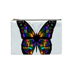 Abstract Animal Art Butterfly Cosmetic Bag (medium) by Sudhe