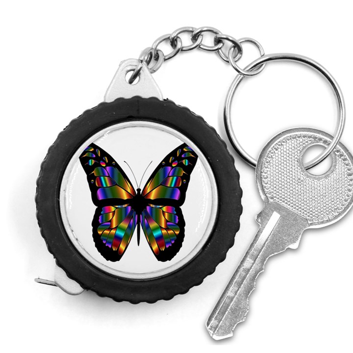 Abstract Animal Art Butterfly Measuring Tape