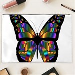 Abstract Animal Art Butterfly Cosmetic Bag (XXL) Back