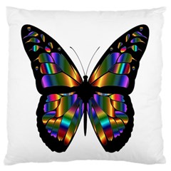 Abstract Animal Art Butterfly Standard Flano Cushion Case (two Sides) by Sudhe