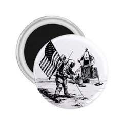 Apollo Moon Landing Nasa Usa 2 25  Magnets by Sudhe