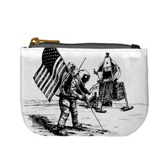 Apollo Moon Landing Nasa Usa Mini Coin Purse by Sudhe