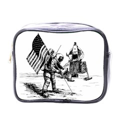 Apollo Moon Landing Nasa Usa Mini Toiletries Bag (one Side) by Sudhe