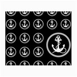 Anchor Pattern Small Glasses Cloth (2-Side) Front