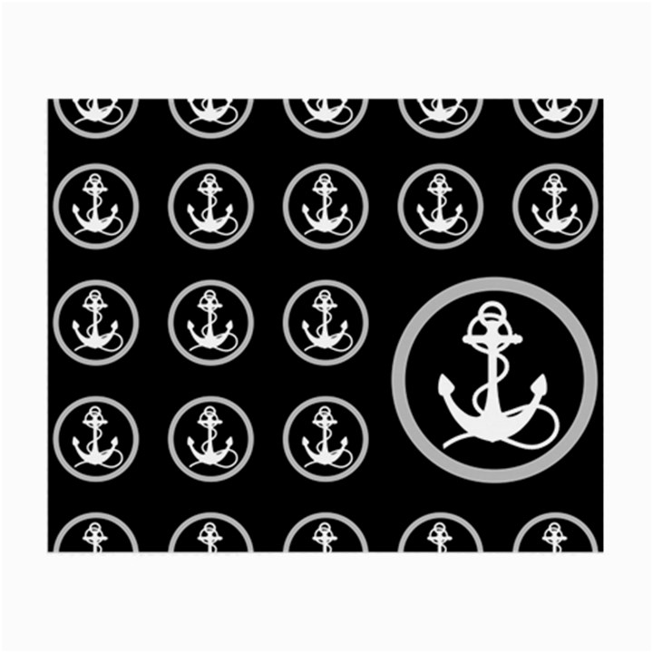 Anchor Pattern Small Glasses Cloth (2-Side)