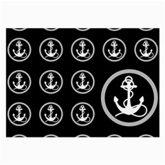 Anchor Pattern Large Glasses Cloth by Sudhe