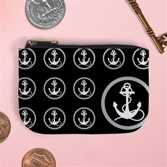 Anchor Pattern Mini Coin Purse by Sudhe