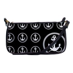 Anchor Pattern Shoulder Clutch Bag by Sudhe