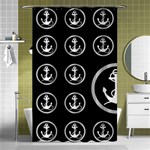 Anchor Pattern Shower Curtain 48  x 72  (Small)  Curtain(48  X 72 ) - 42.18 x64.8  Curtain(48  X 72 )