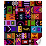 Abstract A Colorful Modern Illustration Canvas 8  x 10  8.15 x9.66  Canvas - 1