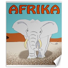 Africa Elephant Animals Animal Canvas 20  X 24  by Sudhe