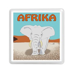 Africa Elephant Animals Animal Memory Card Reader (square) by Sudhe