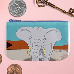 Africa Elephant Animals Animal Large Coin Purse by Sudhe