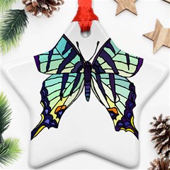 A Colorful Butterfly Star Ornament (two Sides) by Sudhe