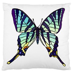 A Colorful Butterfly Large Cushion Case (one Side) by Sudhe