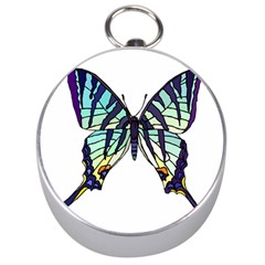 A Colorful Butterfly Silver Compasses by Sudhe