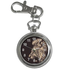 Angry Male Lion Key Chain Watches by Sudhe