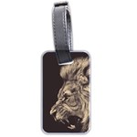 Angry Male Lion Luggage Tags (Two Sides) Front