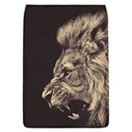 Angry Male Lion Removable Flap Cover (L) Front