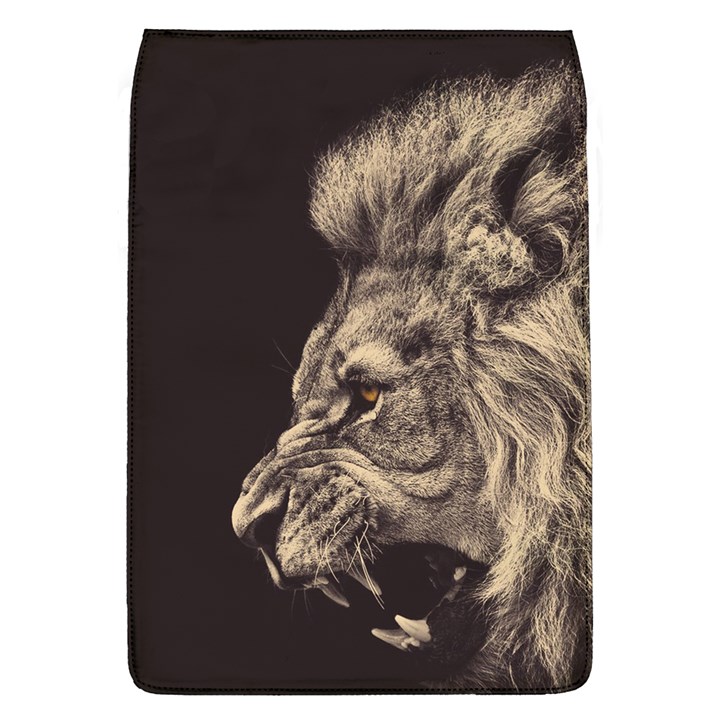 Angry Male Lion Removable Flap Cover (L)