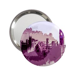 Abstract Painting Edinburgh Capital Of Scotland 2 25  Handbag Mirrors by Sudhe