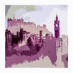 Abstract Painting Edinburgh Capital Of Scotland Medium Glasses Cloth (2-side) by Sudhe