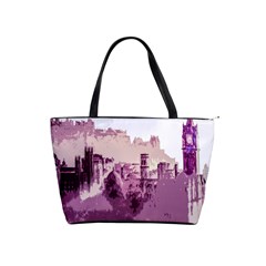 Abstract Painting Edinburgh Capital Of Scotland Classic Shoulder Handbag by Sudhe