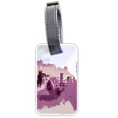 Abstract Painting Edinburgh Capital Of Scotland Luggage Tags (one Side)  by Sudhe