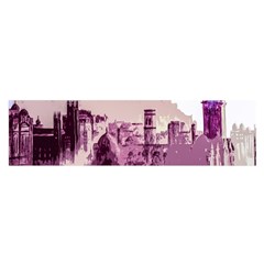 Abstract Painting Edinburgh Capital Of Scotland Satin Scarf (oblong) by Sudhe