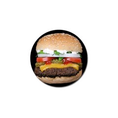 Abstract Barbeque Bbq Beauty Beef Golf Ball Marker by Sudhe