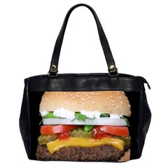 Abstract Barbeque Bbq Beauty Beef Oversize Office Handbag (2 Sides) by Sudhe