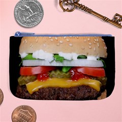 Abstract Barbeque Bbq Beauty Beef Large Coin Purse by Sudhe