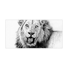 Lion Wildlife Art And Illustration Pencil Yoga Headband by Sudhe