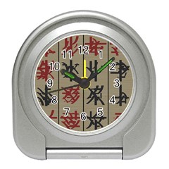 Ancient Chinese Secrets Characters Travel Alarm Clock by Sudhe