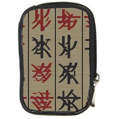 Ancient Chinese Secrets Characters Compact Camera Leather Case by Sudhe