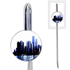 Abstract Of Downtown Chicago Effects Book Mark by Sudhe