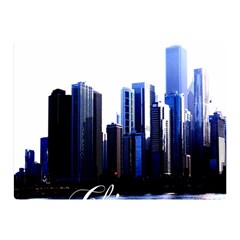 Abstract Of Downtown Chicago Effects Double Sided Flano Blanket (mini)  by Sudhe