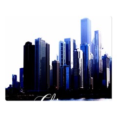 Abstract Of Downtown Chicago Effects Double Sided Flano Blanket (large)  by Sudhe