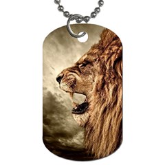 Roaring Lion Dog Tag (two Sides) by Sudhe