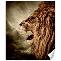 Roaring Lion Canvas 8  X 10  by Sudhe