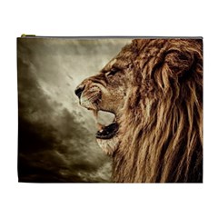 Roaring Lion Cosmetic Bag (xl) by Sudhe