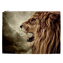 Roaring Lion Cosmetic Bag (xxl) by Sudhe