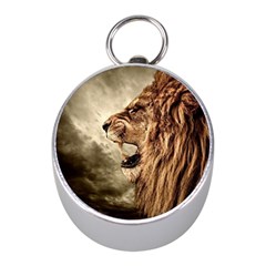 Roaring Lion Mini Silver Compasses by Sudhe