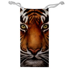 The Tiger Face Jewelry Bag by Sudhe