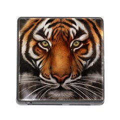 The Tiger Face Memory Card Reader (square 5 Slot) by Sudhe