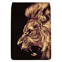 Angry Male Lion Gold Removable Flap Cover (s) by Sudhe