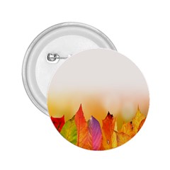 Autumn Leaves Colorful Fall Foliage 2 25  Buttons by Sudhe